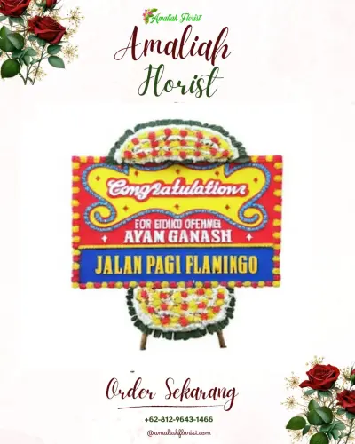 Bunga Papan Congratulation di Panggi